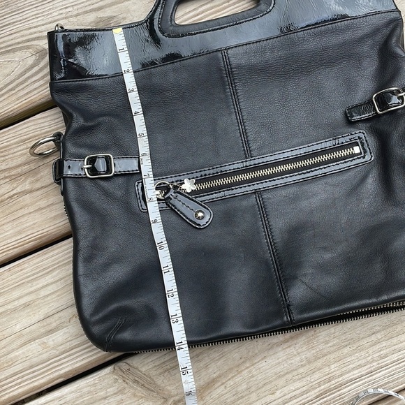 Coach Bonnie Leather Fold-Over Tote Bag /Purse - Picture 10 of 12